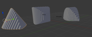modeling some sliced objects