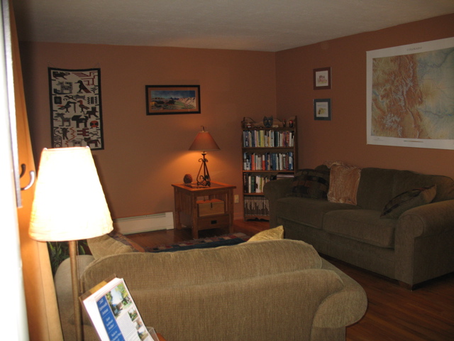 Living Room, standing by front door