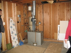 Furnace (in storage room)